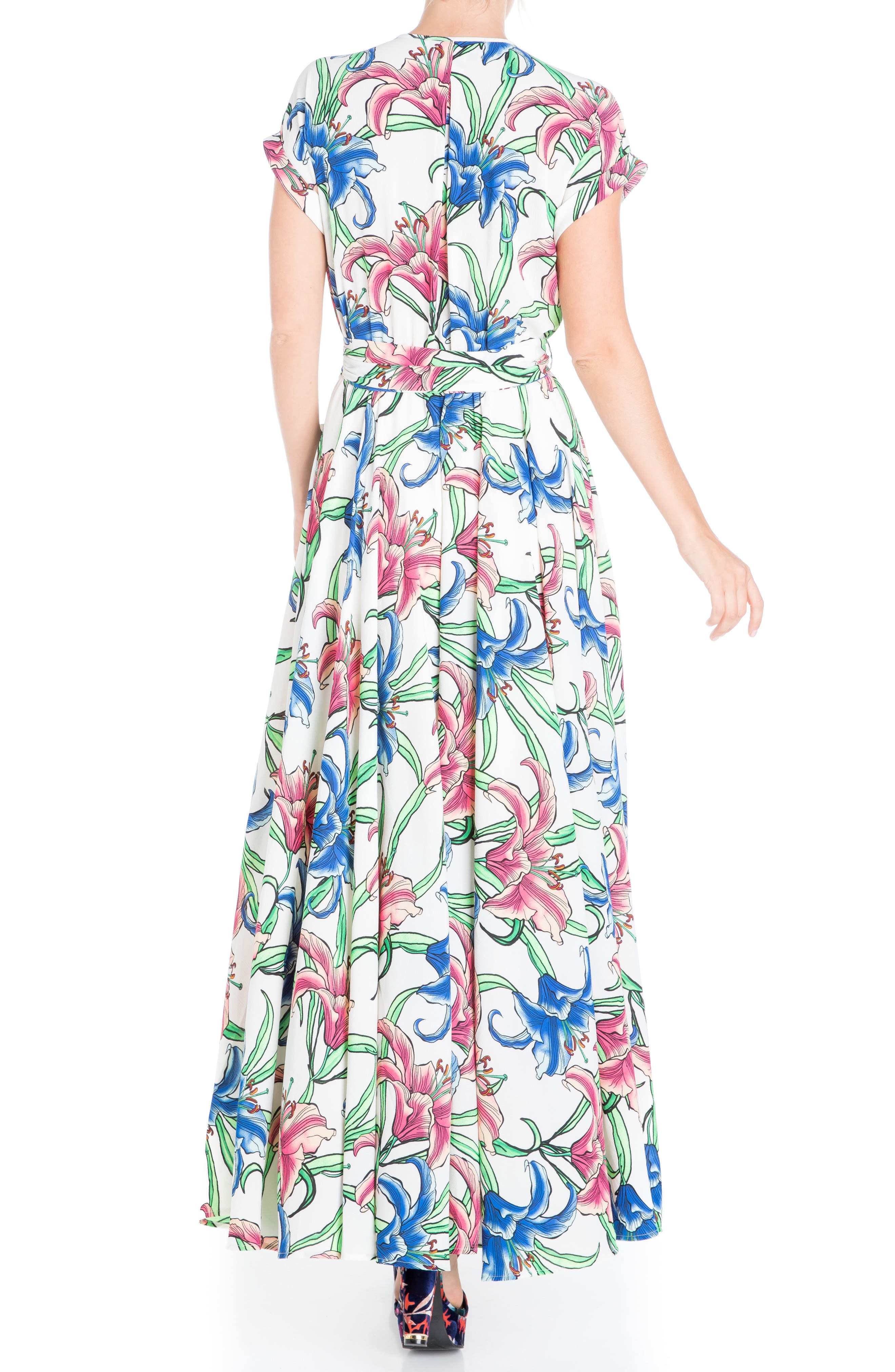 LA Jasmine Floral Print Maxi Dress ...